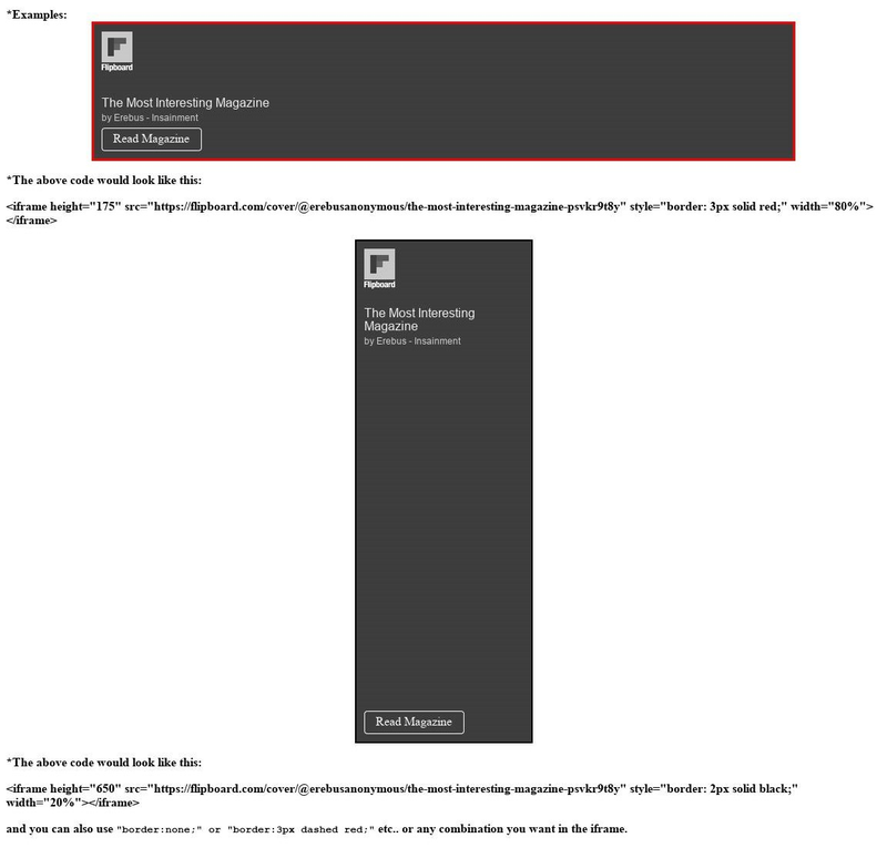 Illustration for article titled Flipboard users, want a new way to embed your magazines?